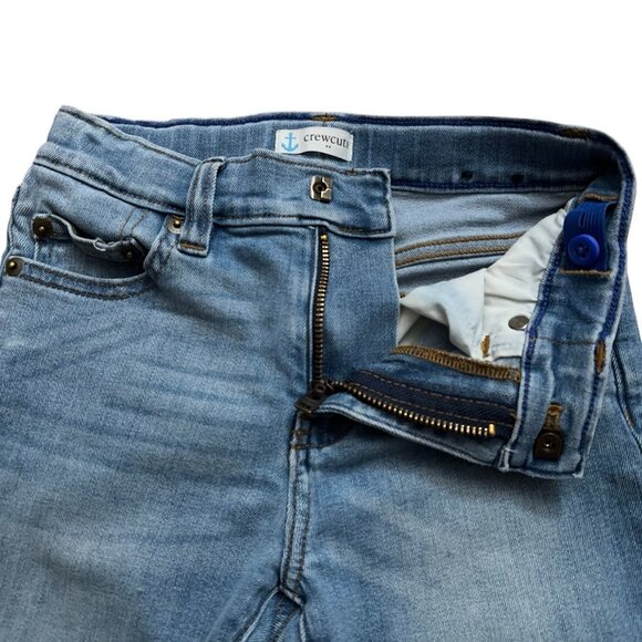 Lot of 2 J.Crew Denim Jeans Boys Size 6 Stretch Adjustable Waist Blue - Picture 3 of 8